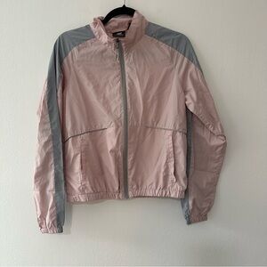 New Balance Women's Blush Pink and Gray Utility Jacket